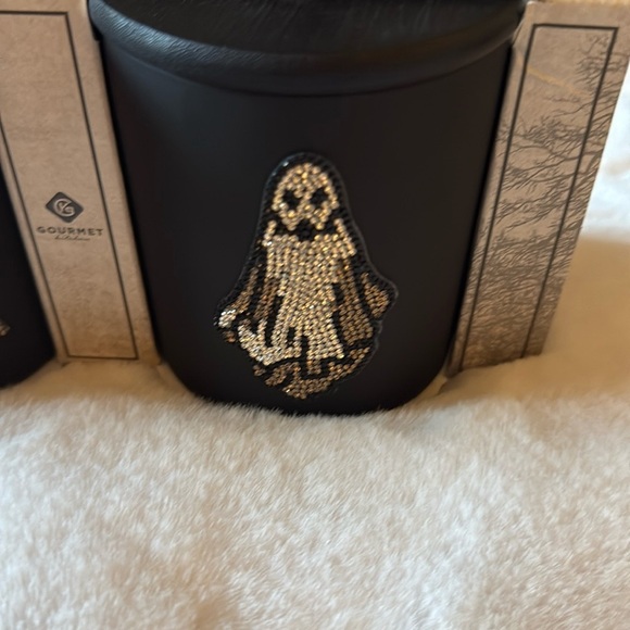 Halloween three-piece glass canister with wooden lid 👻🦇🕷️ - Picture 13 of 15